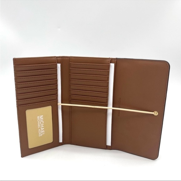 Michael Kors Trifold Wallet Brown - Picture 6 of 7